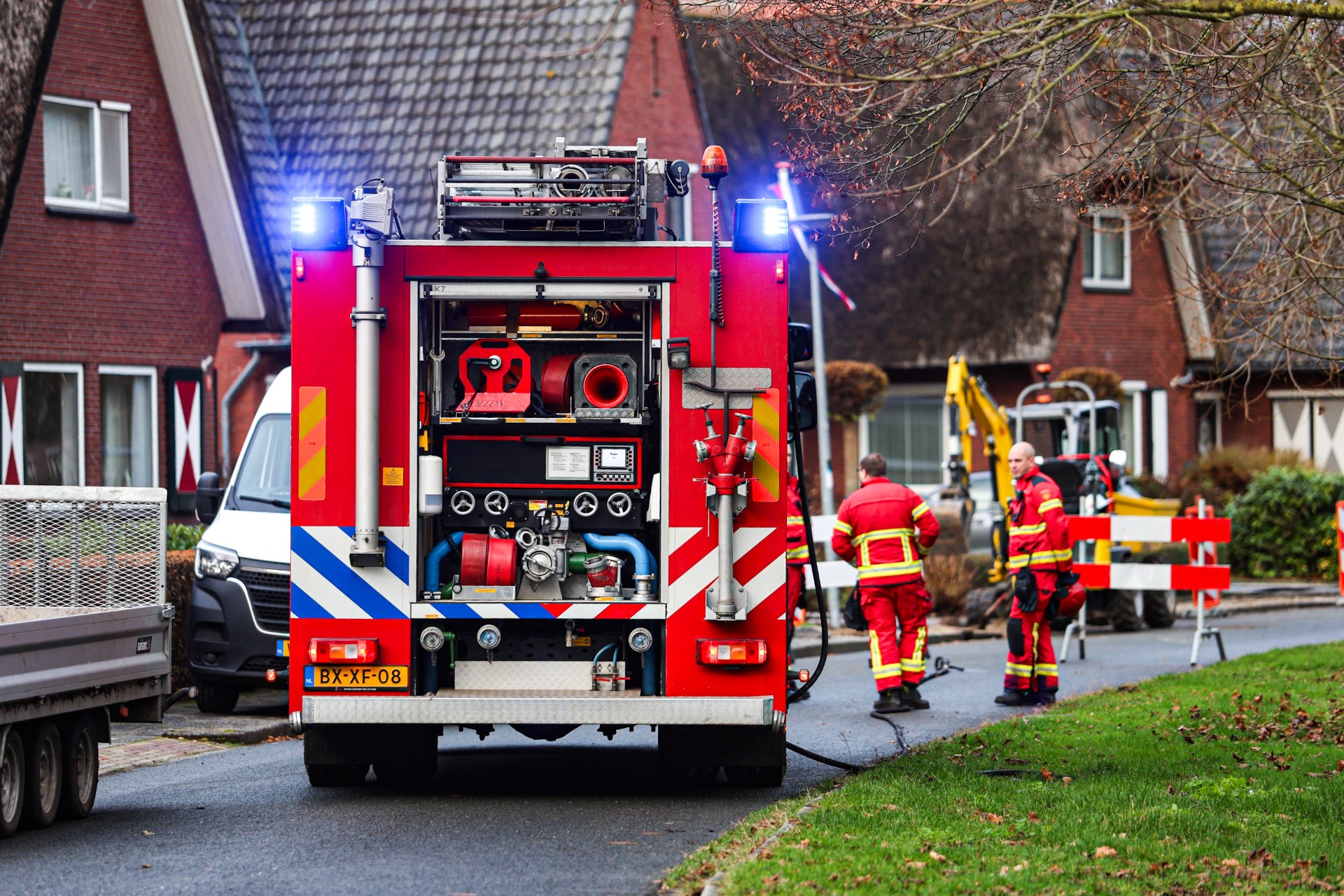 Brandweer rukt uit voor gaslek