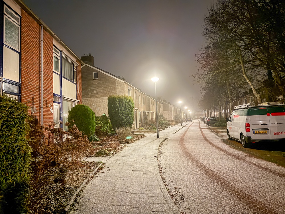 Code geel door winterse omstandigheden