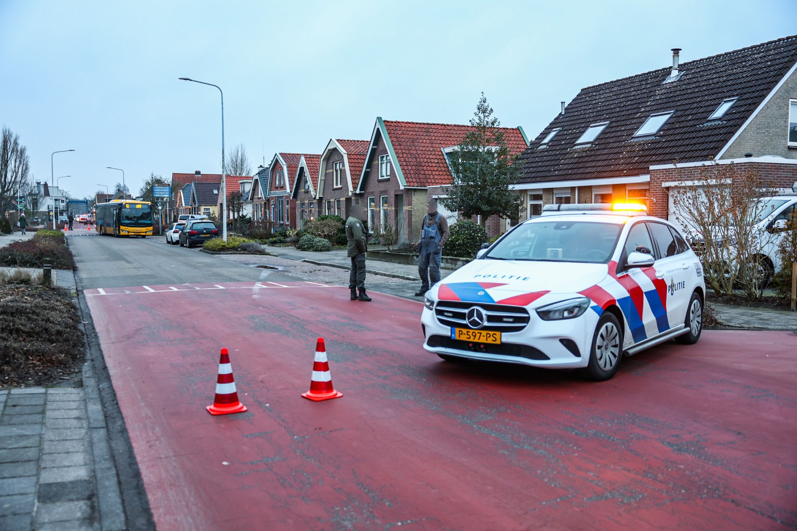 Fietser gewond na botsing met lijnbus