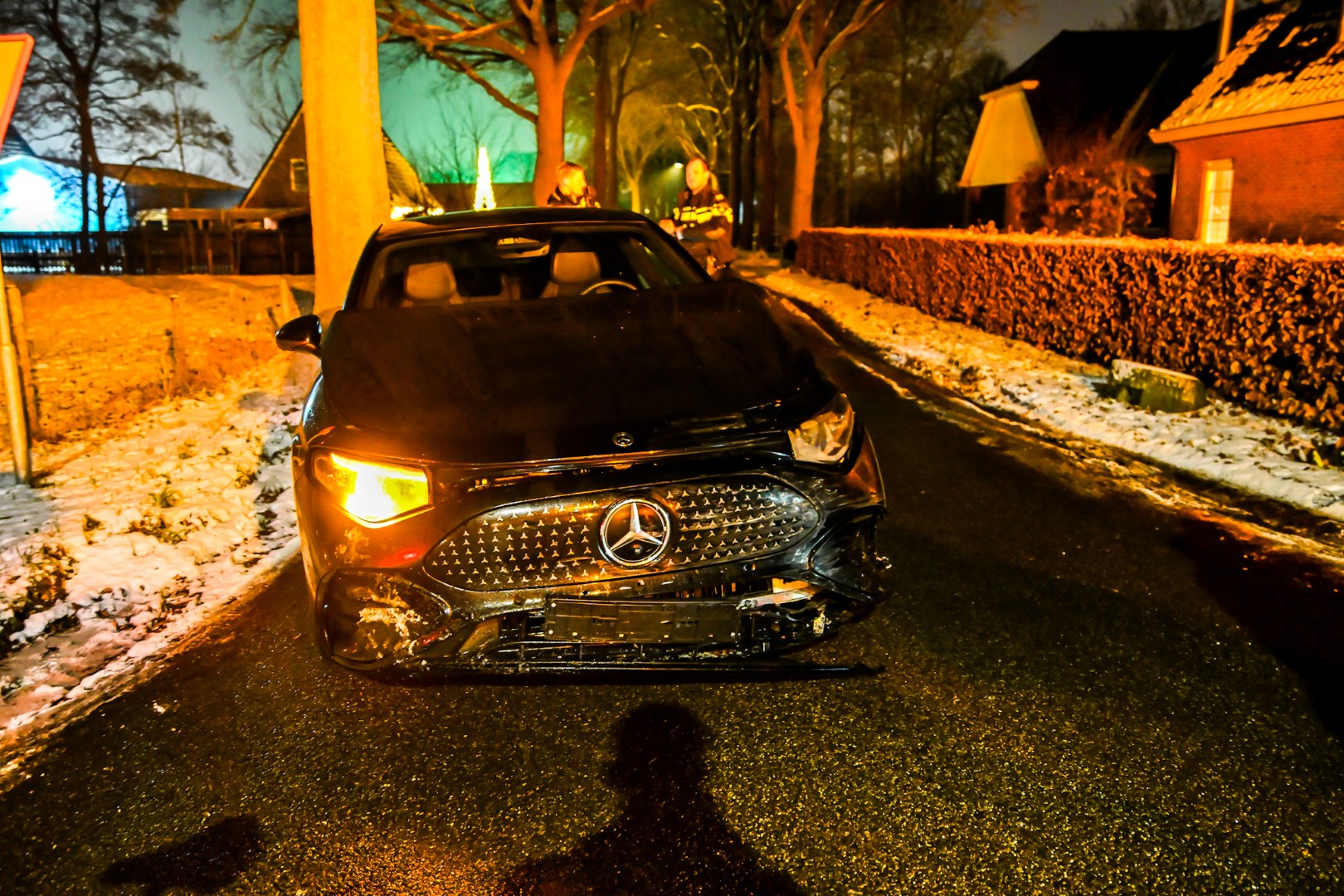 Twee voertuigen beschadigd bij aanrijding