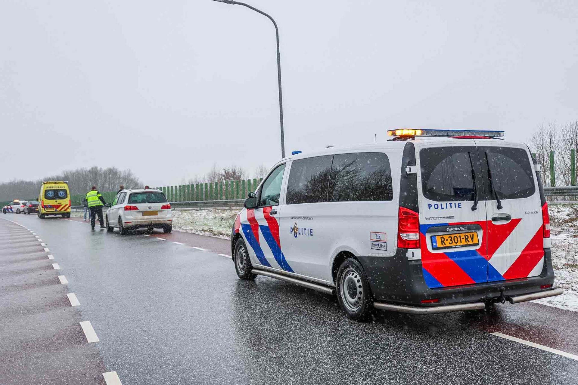Voetganger aangereden door auto
