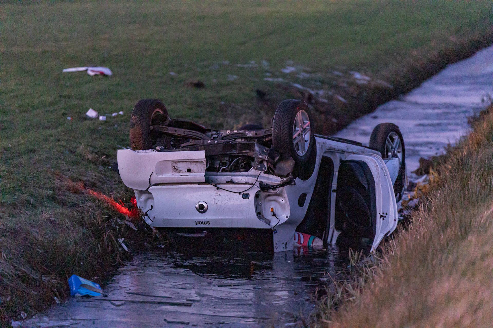 Vrouw (40) raakt ernstig gewond bij ongeval