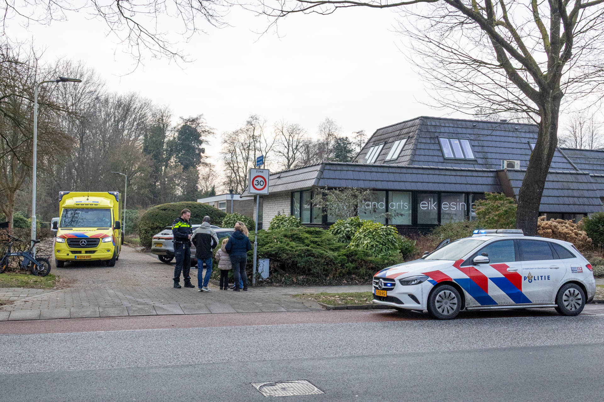 Fietser gewond bij aanrijding met auto