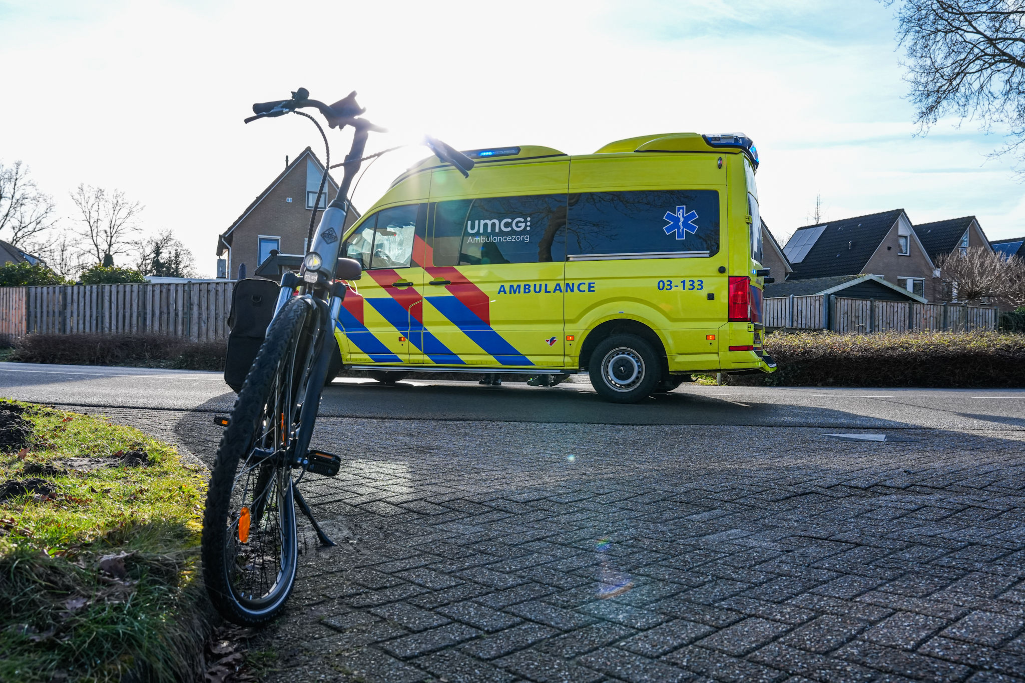 Fietser gewond na aanrijding met auto