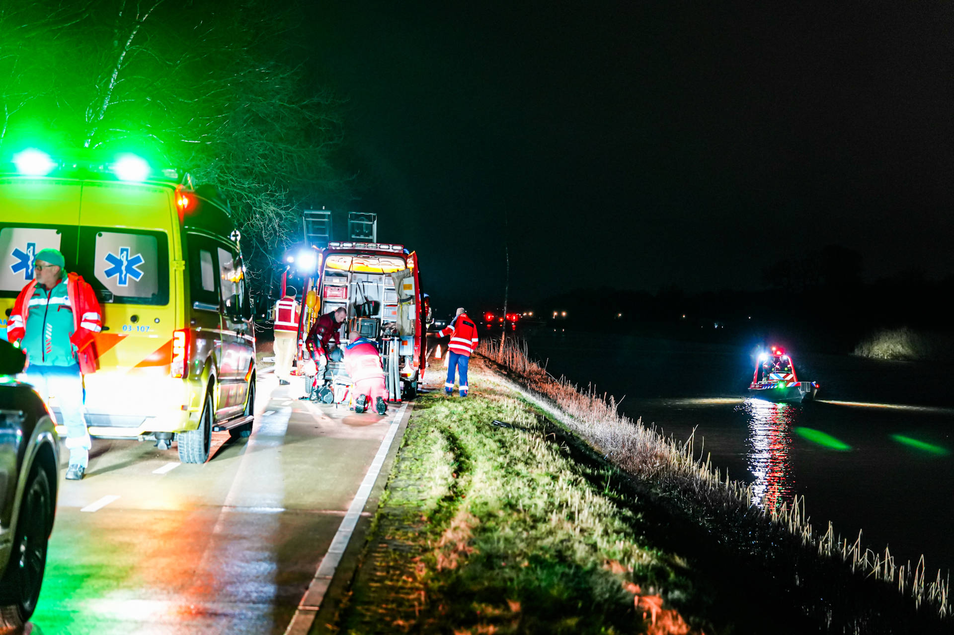 Grote zoektocht naar mogelijke drenkeling