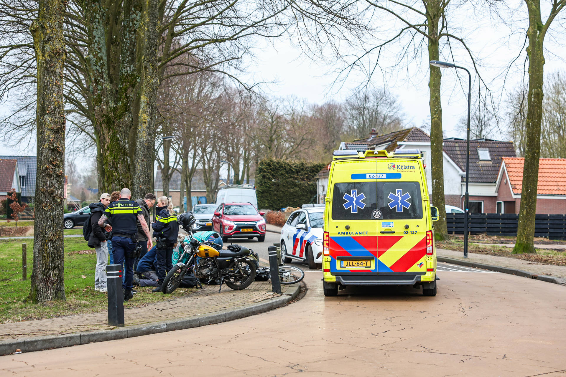 Automobilist rijdt door na aanrijding met fietser