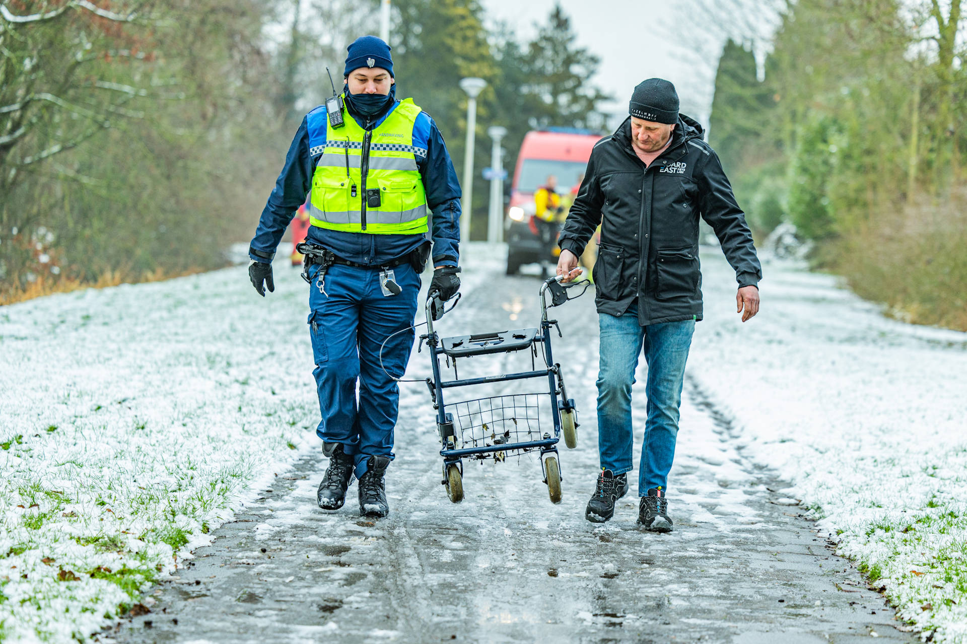 Groot alarm vanwege vondst rollator in sloot