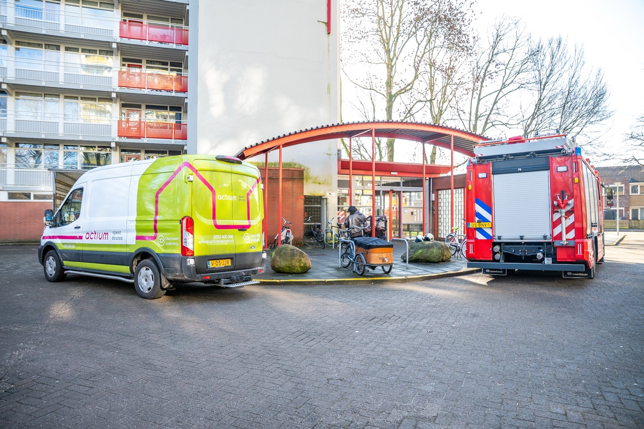 Brandweer rukt drie keer uit voor verhoogde concentratie koolmonoxide