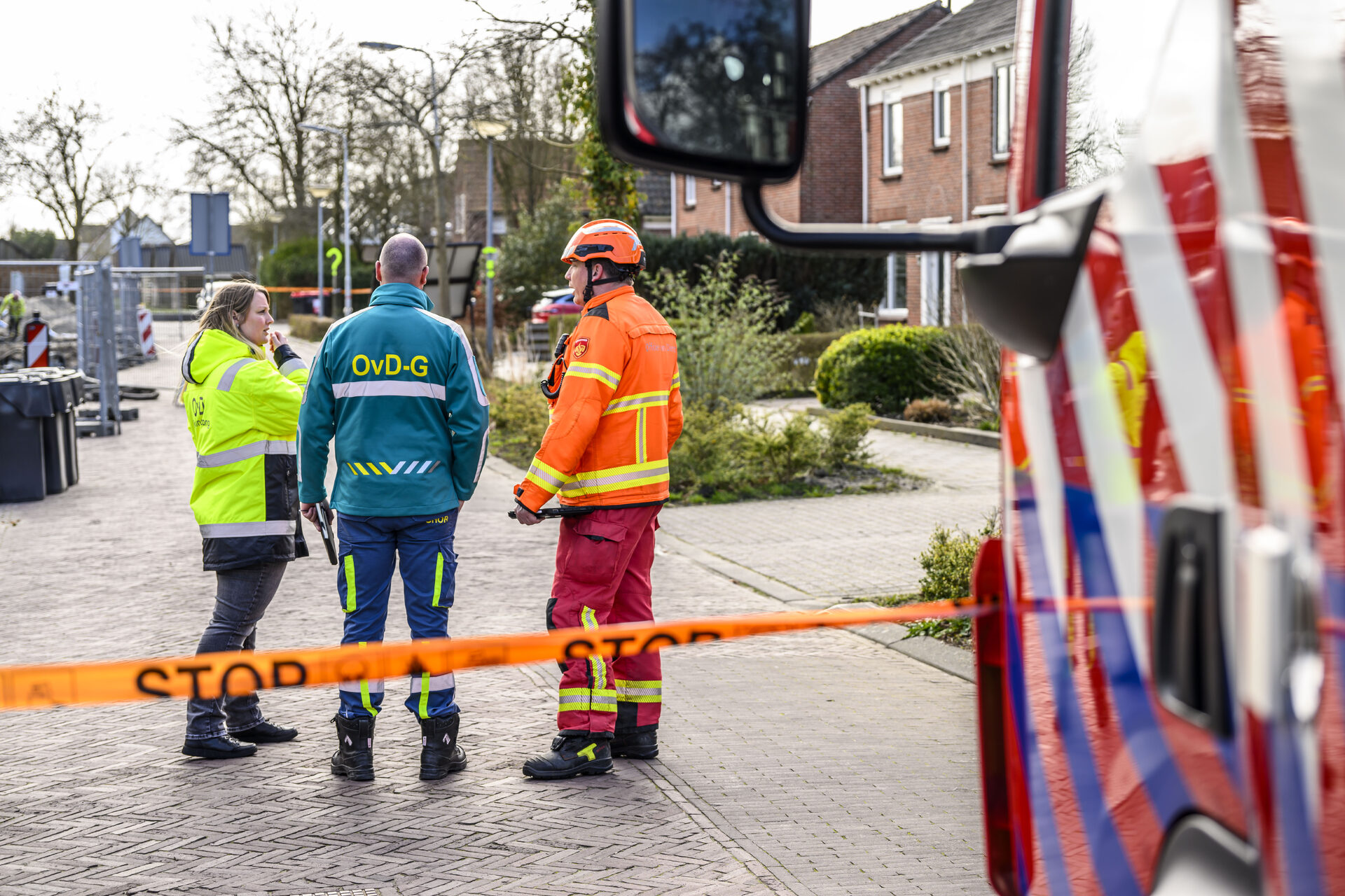 Meerdere woningen ontruimd na gaslek door graafwerkzaamheden