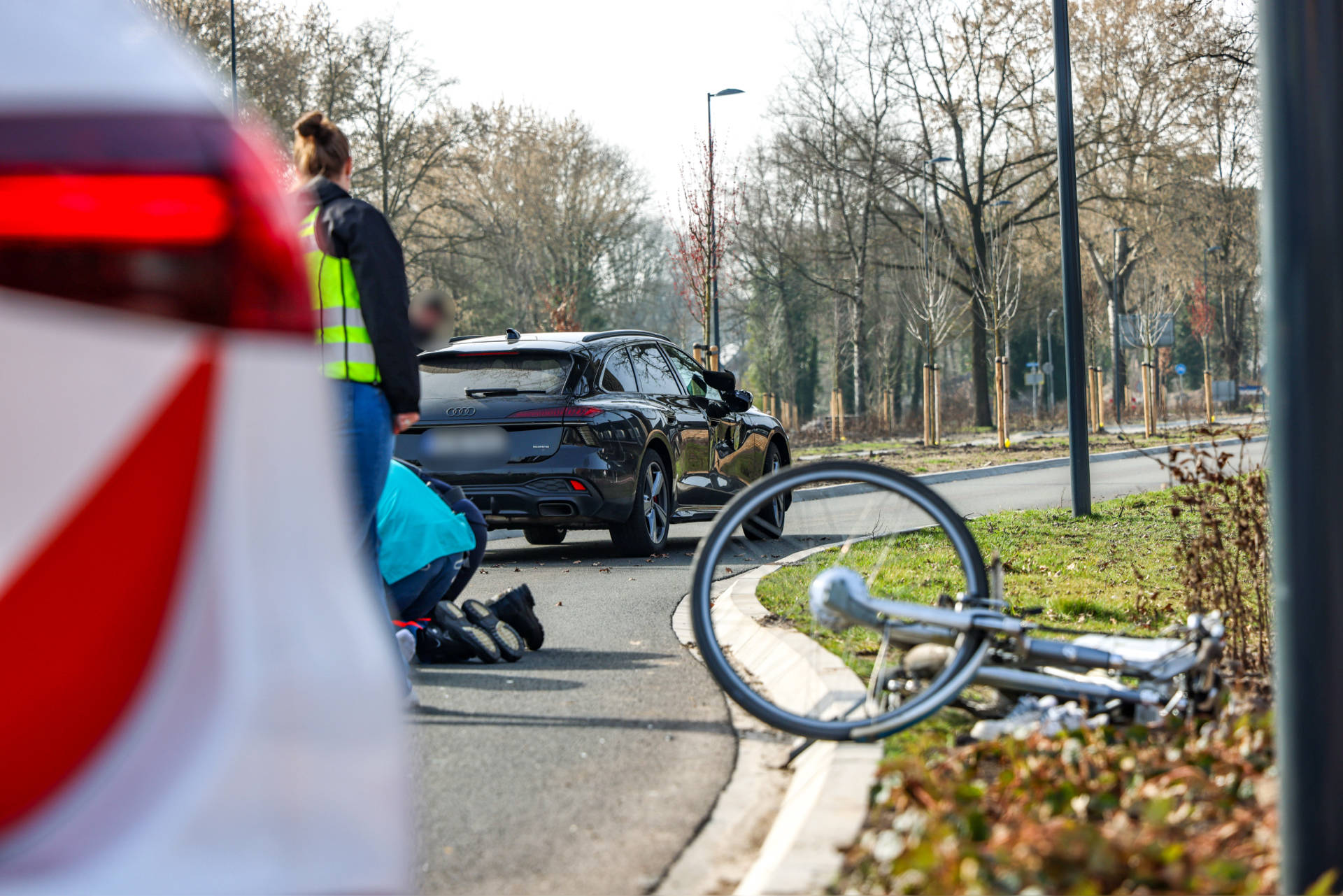 Fietser gewond na aanrijding met auto