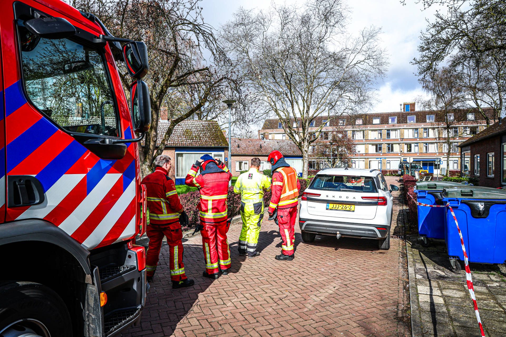 Gaslek bij asielzoekerscentrum na graafwerkzaamheden