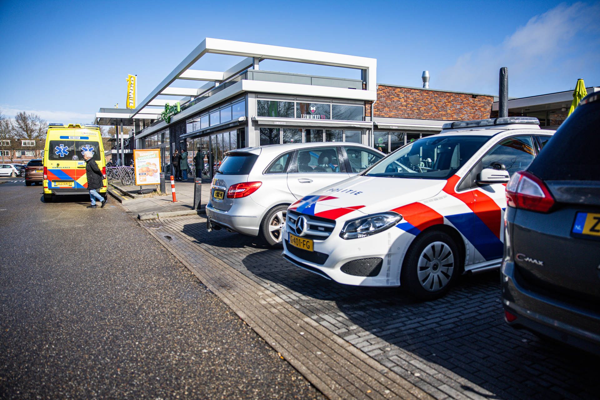 Botsing tussen auto en scootmobiel