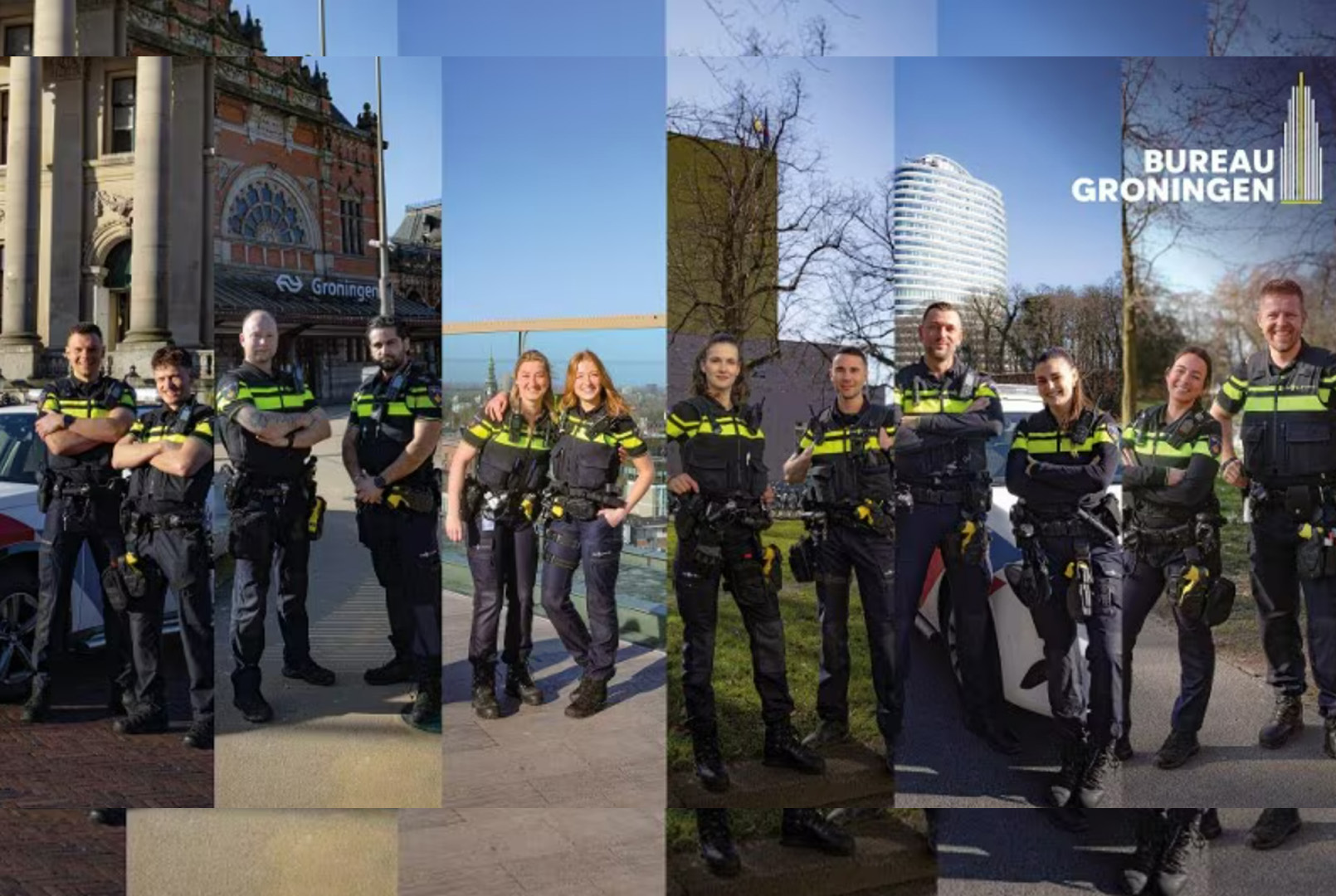 Dit zijn de 12 agenten van het nieuwe seizoen Bureau Groningen