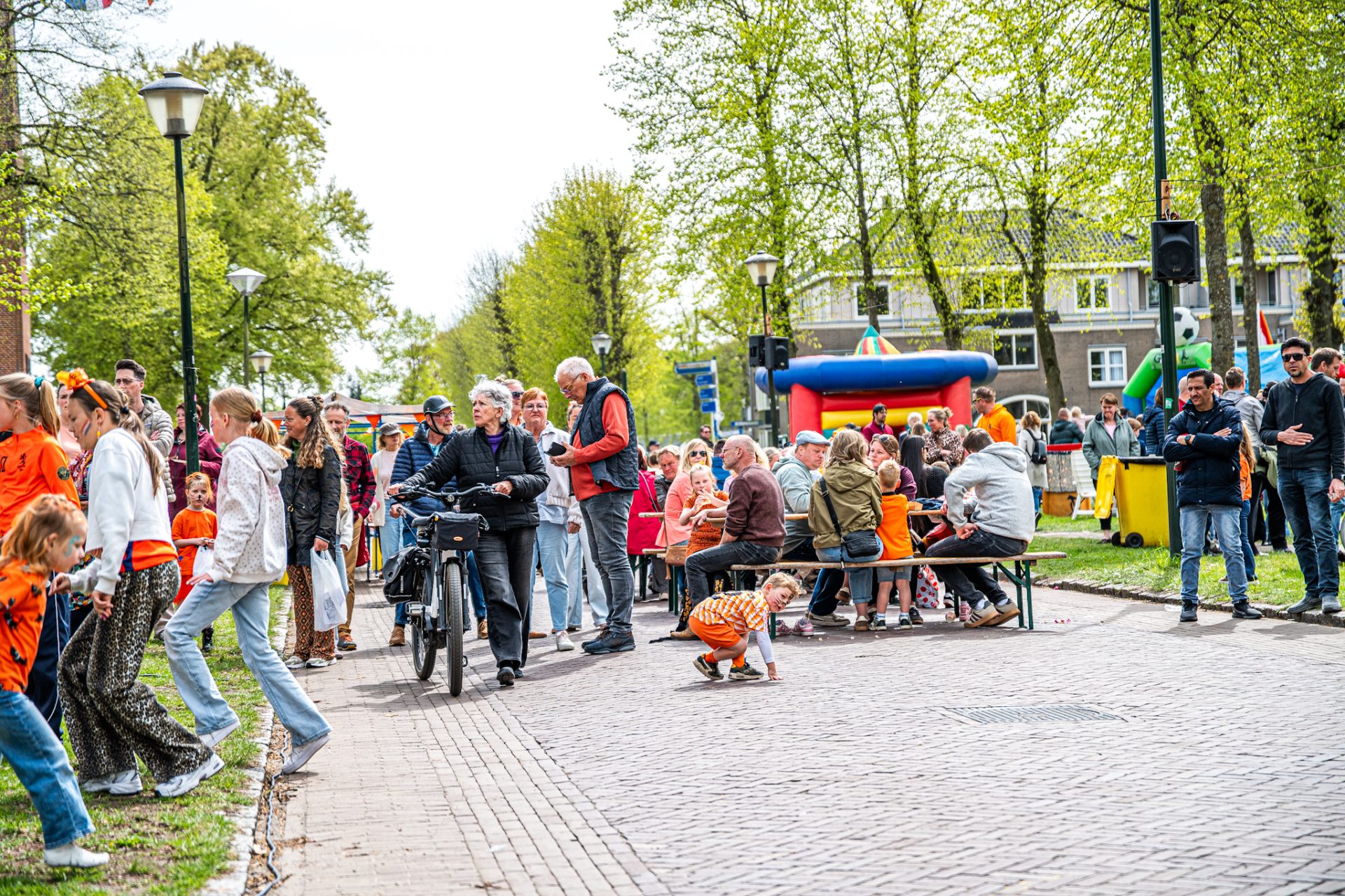 Koningsdag Gieten is voor jong en oud een groot succes