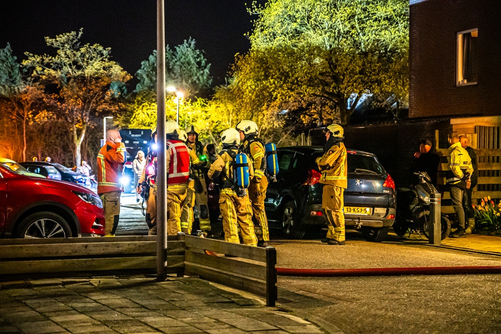 Meerdere woningen ontruimd vanwege woningbrand