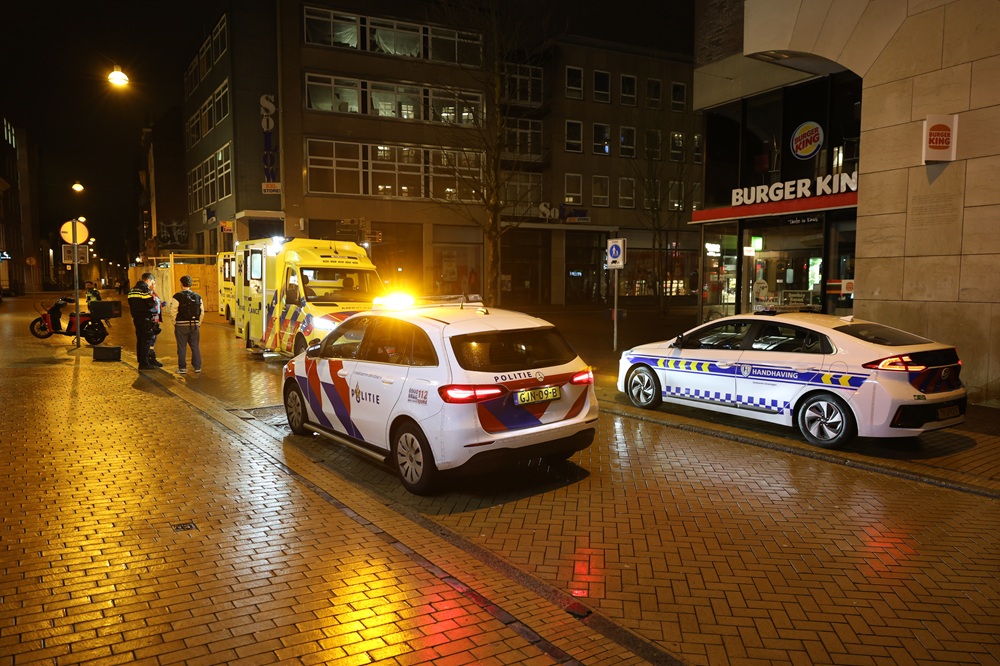 Scooterrijder gewond na botsing met fietser