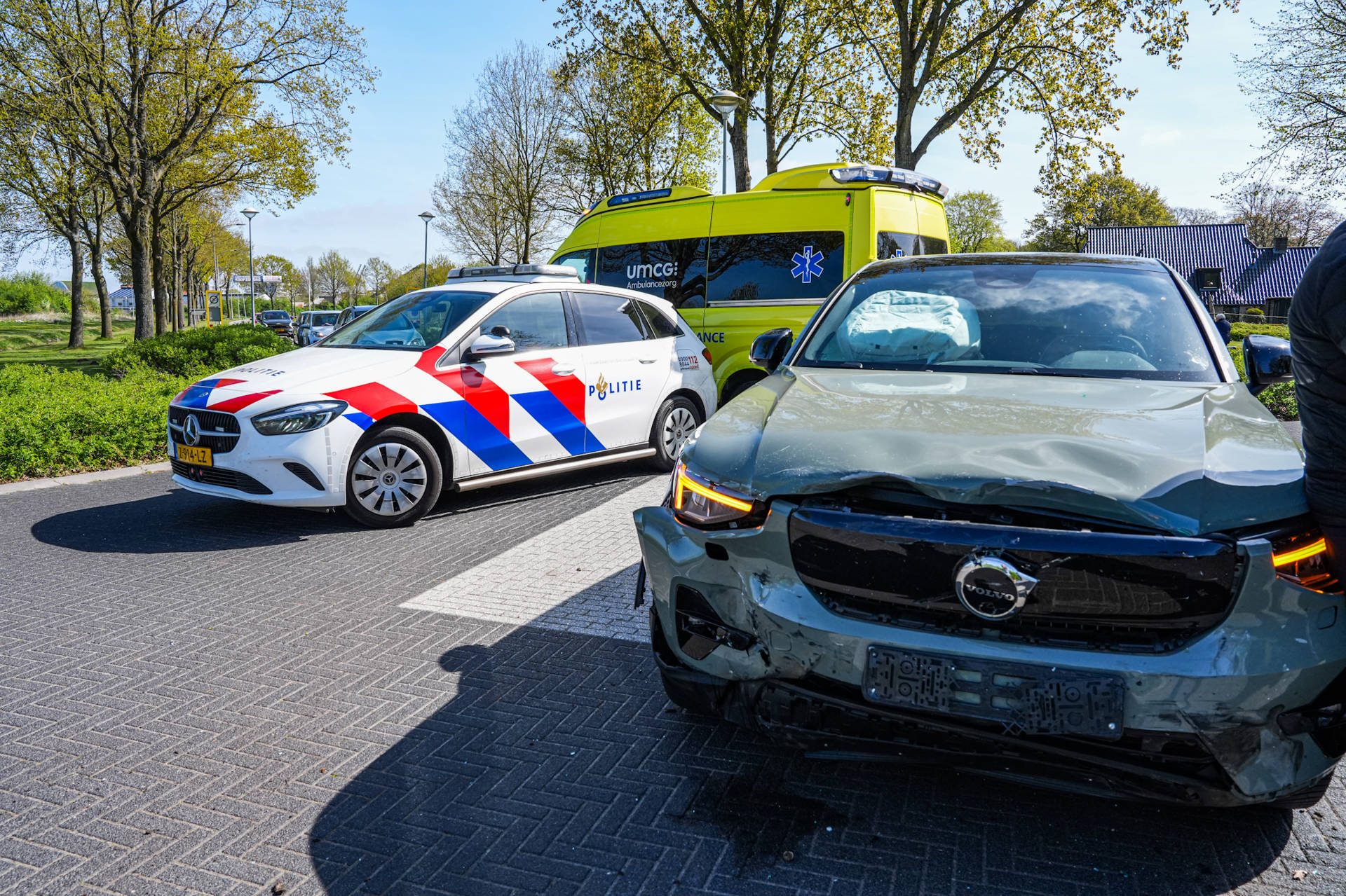 Fors ongeval op kruising