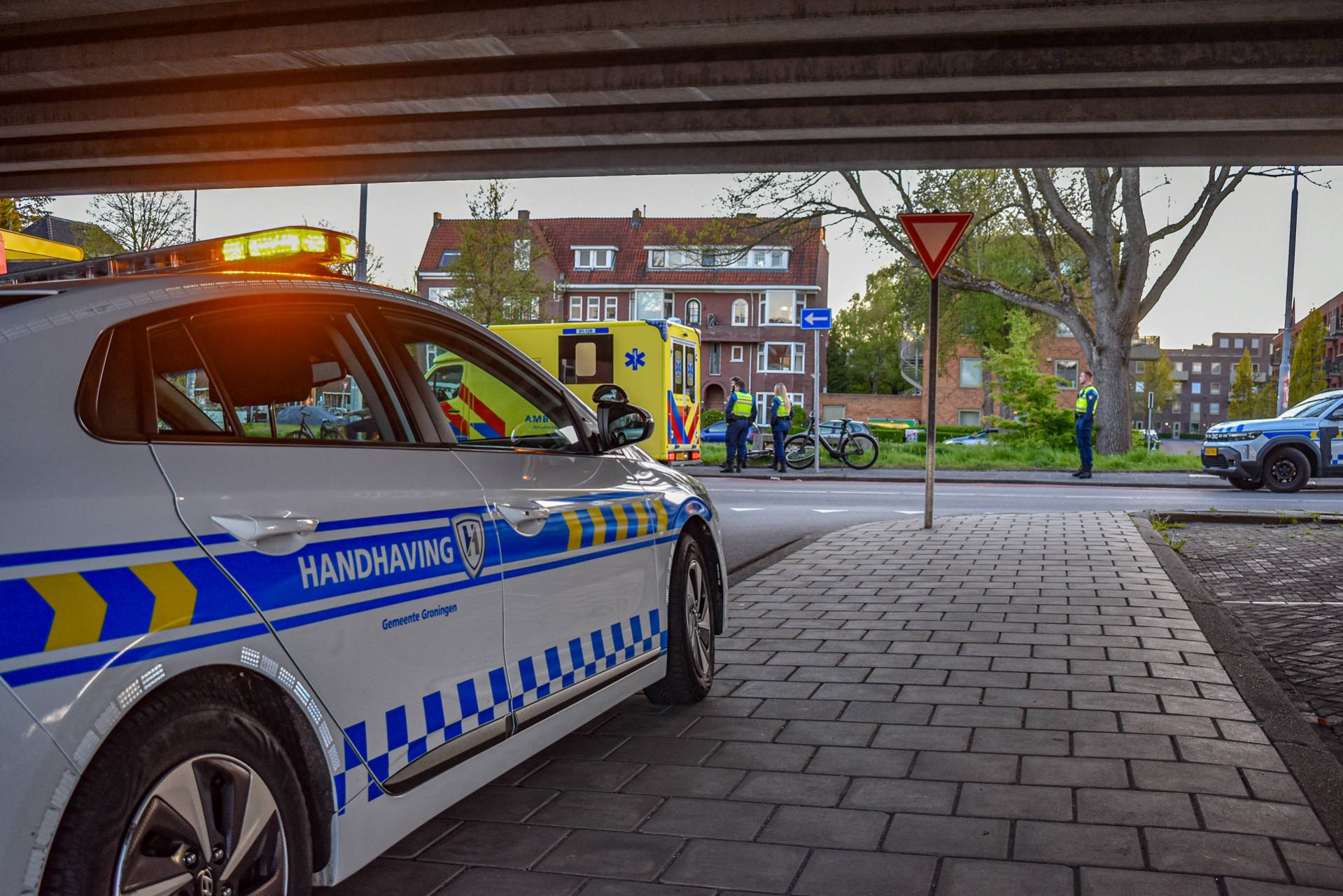 Fietser gewond na val