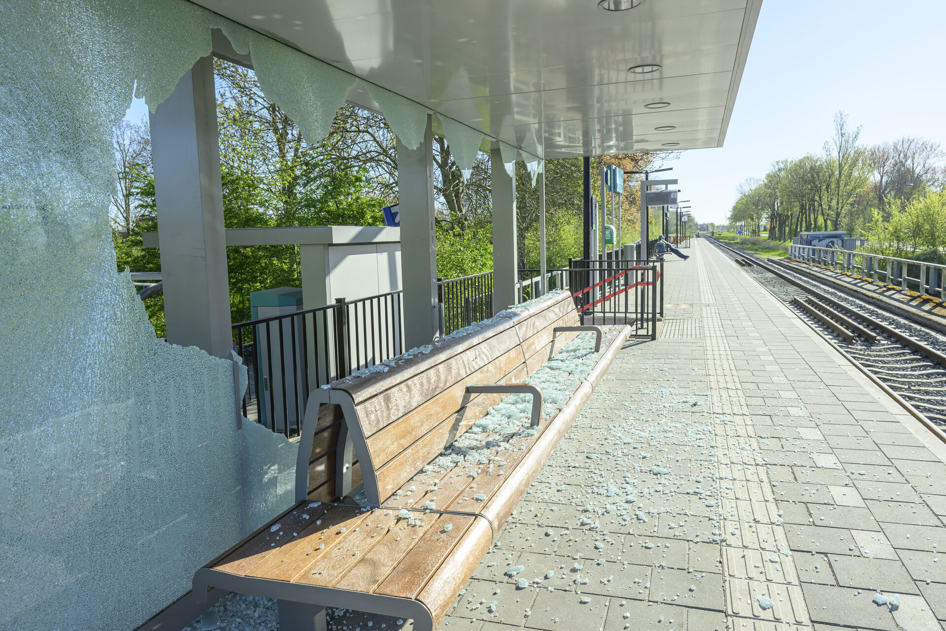 Station doelwit van nieuwe sloopactie