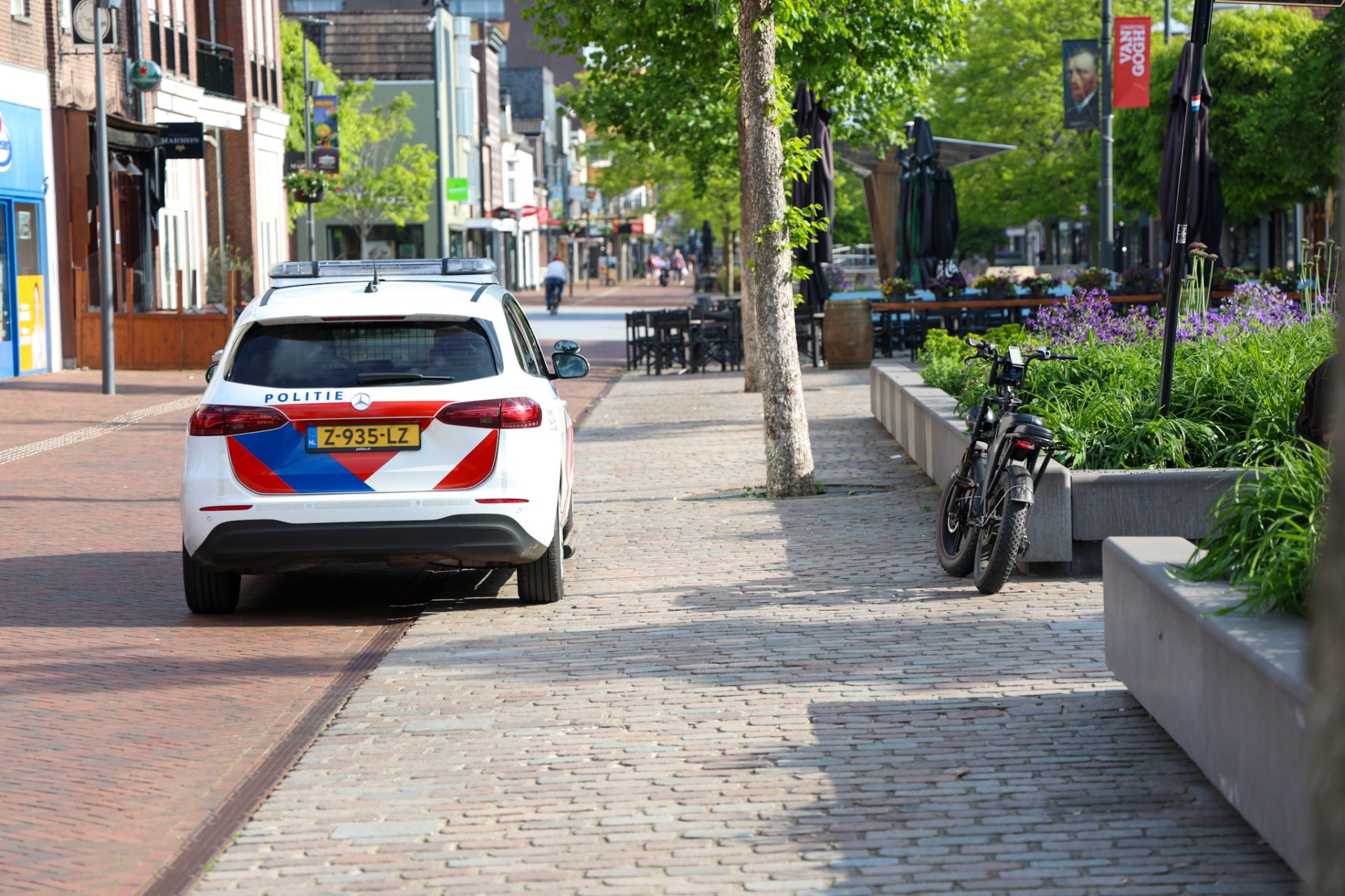 Fatbike en voetganger botsen in centrum
