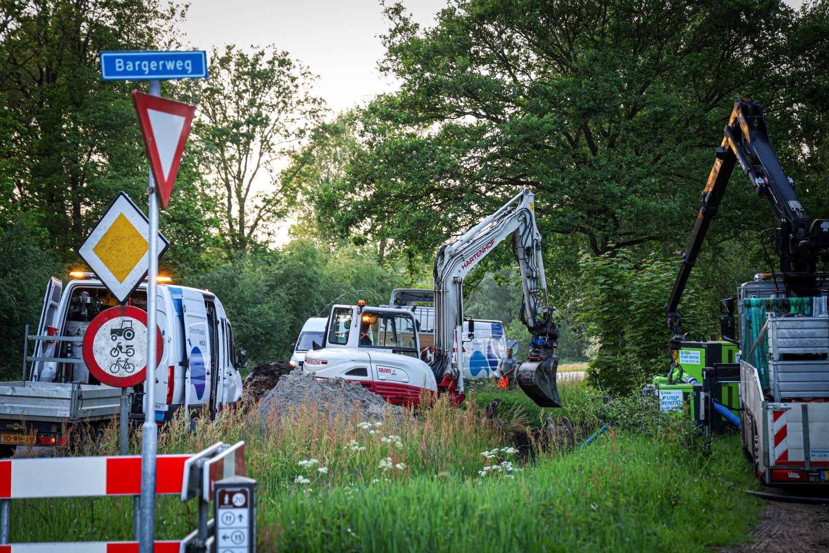 Waterleiding geknapt: oproep om zuinig met water om te gaan