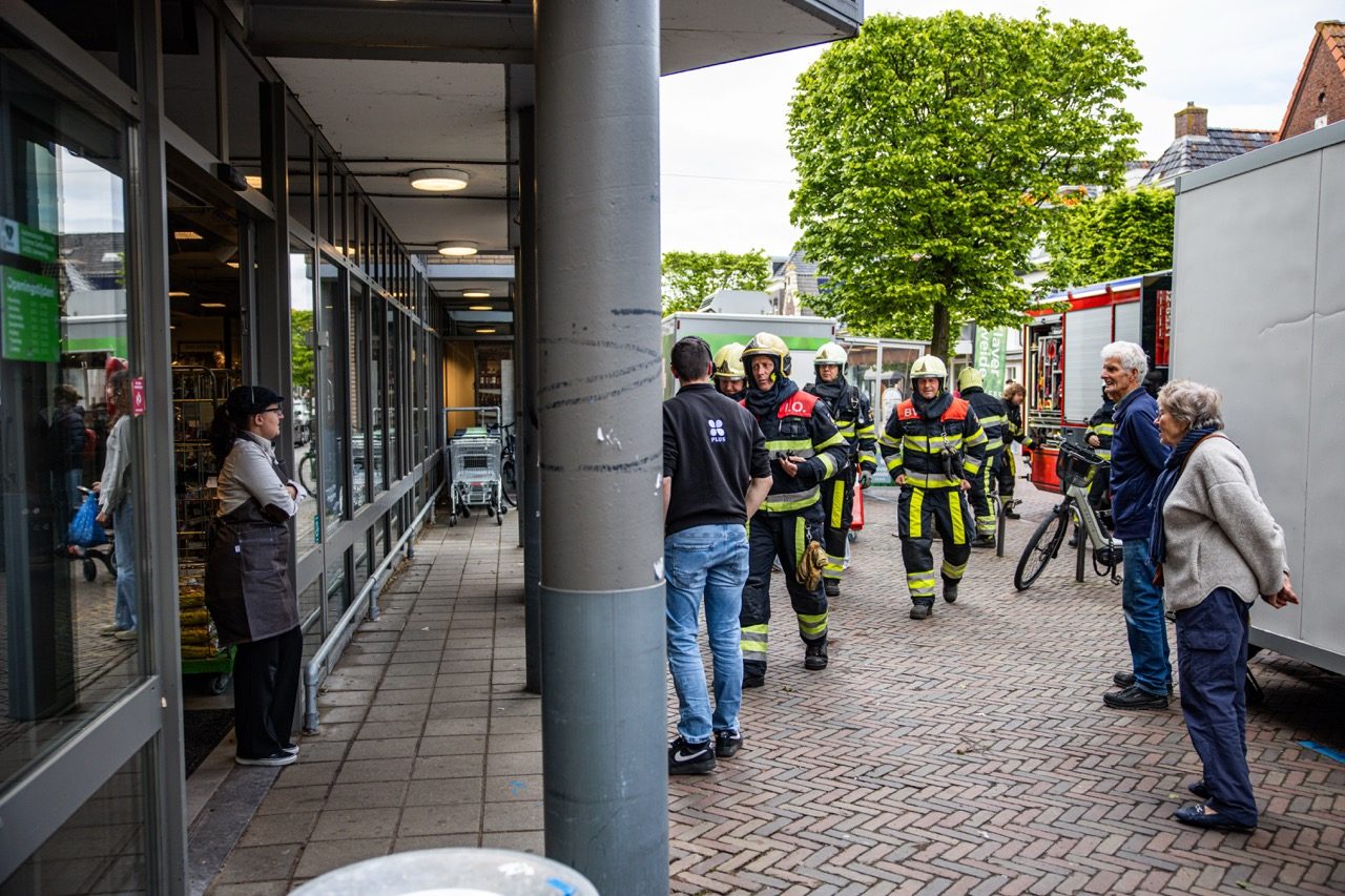Supermarkt ontruimd vanwege mogelijke brand