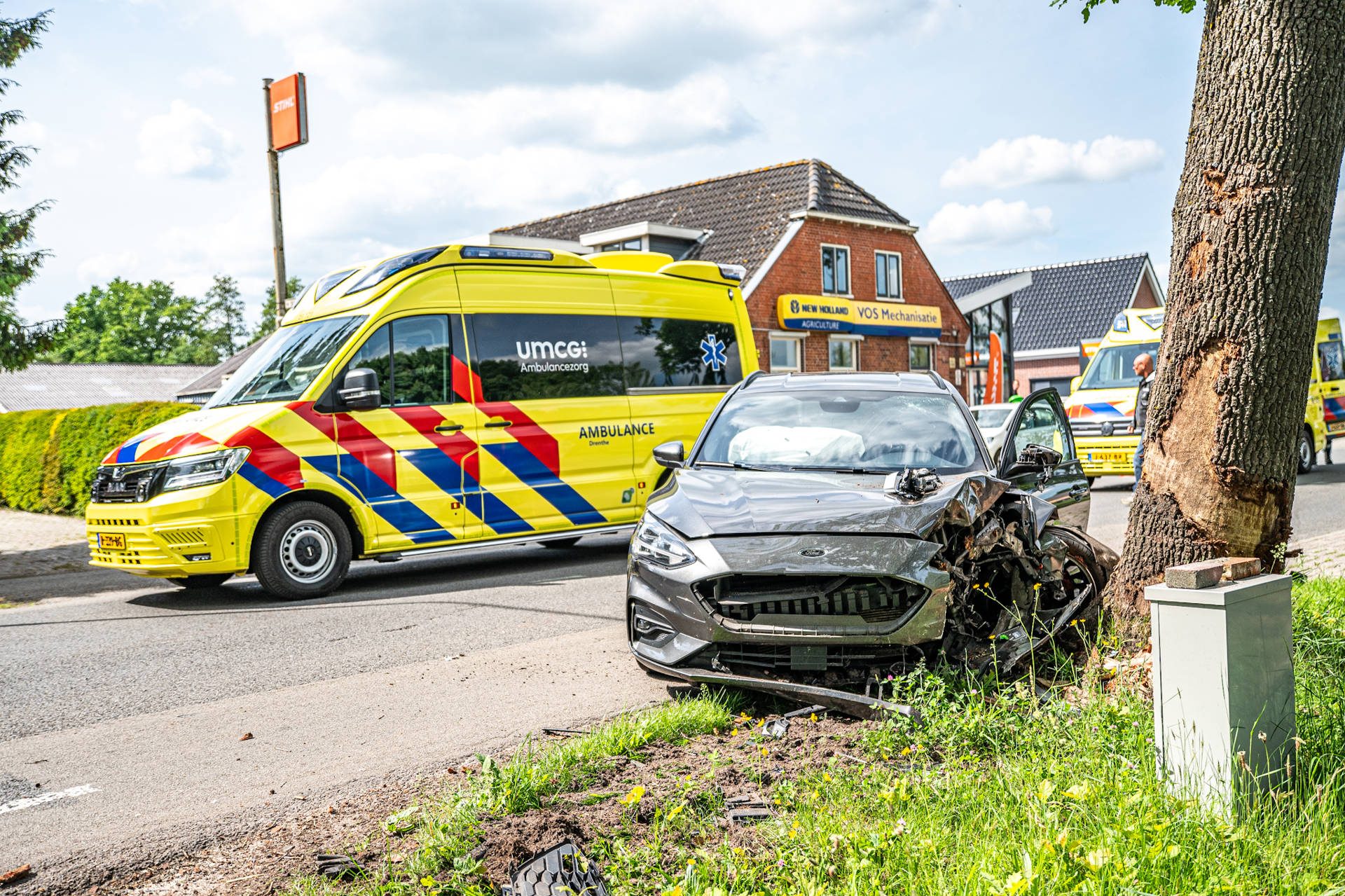 Vier gewonden na botsing tussen twee auto’s