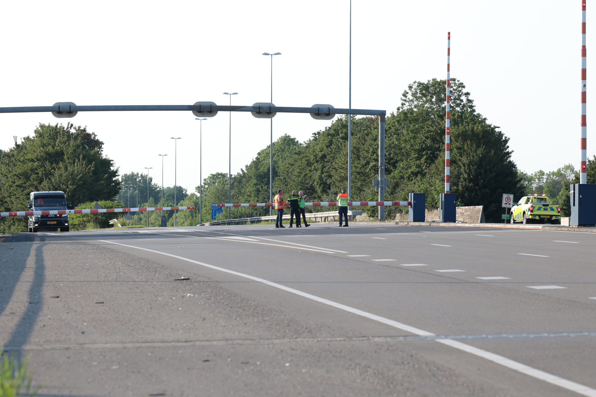 N46 afgesloten door storing aan brug