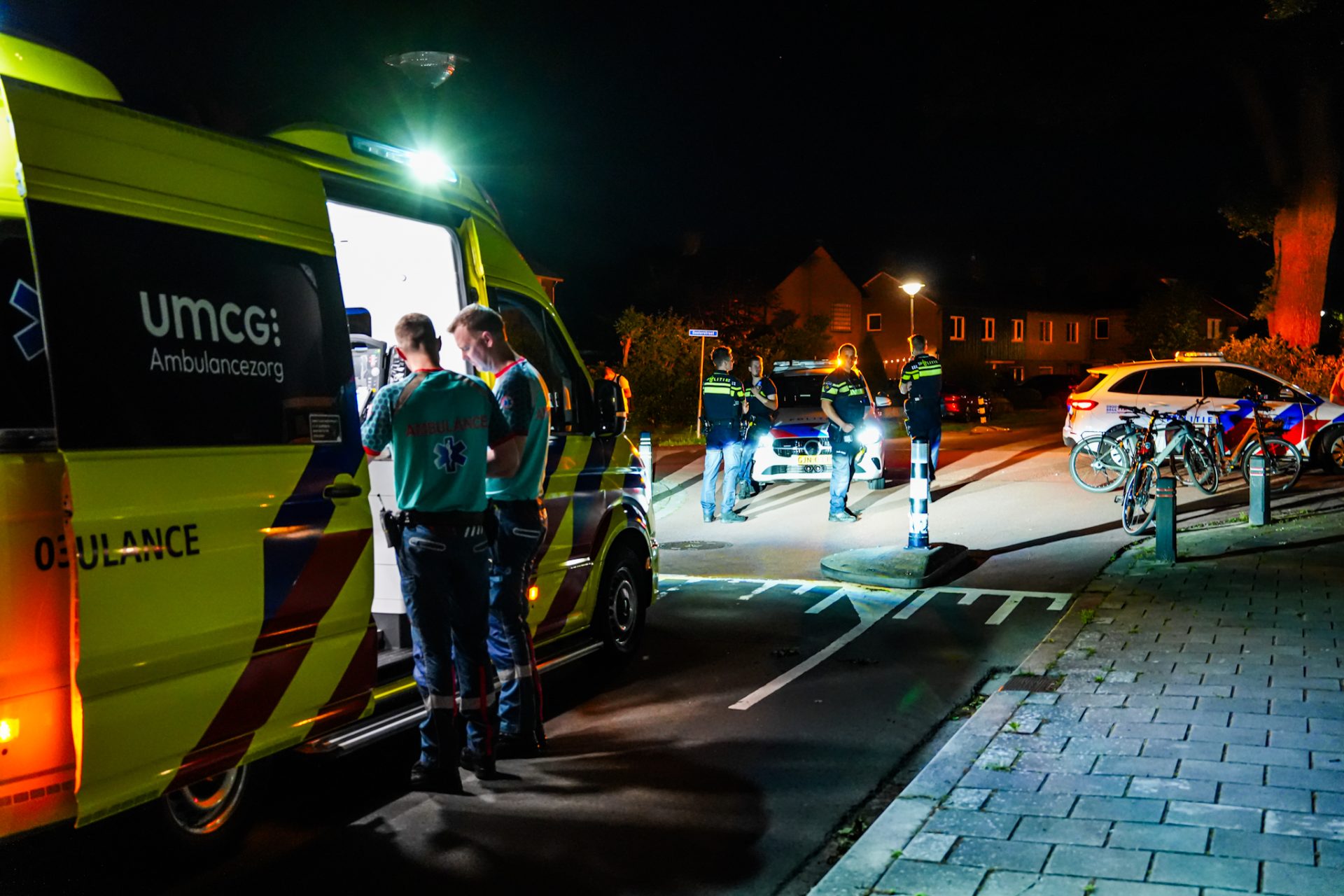 Fietser gewond na botsing met auto