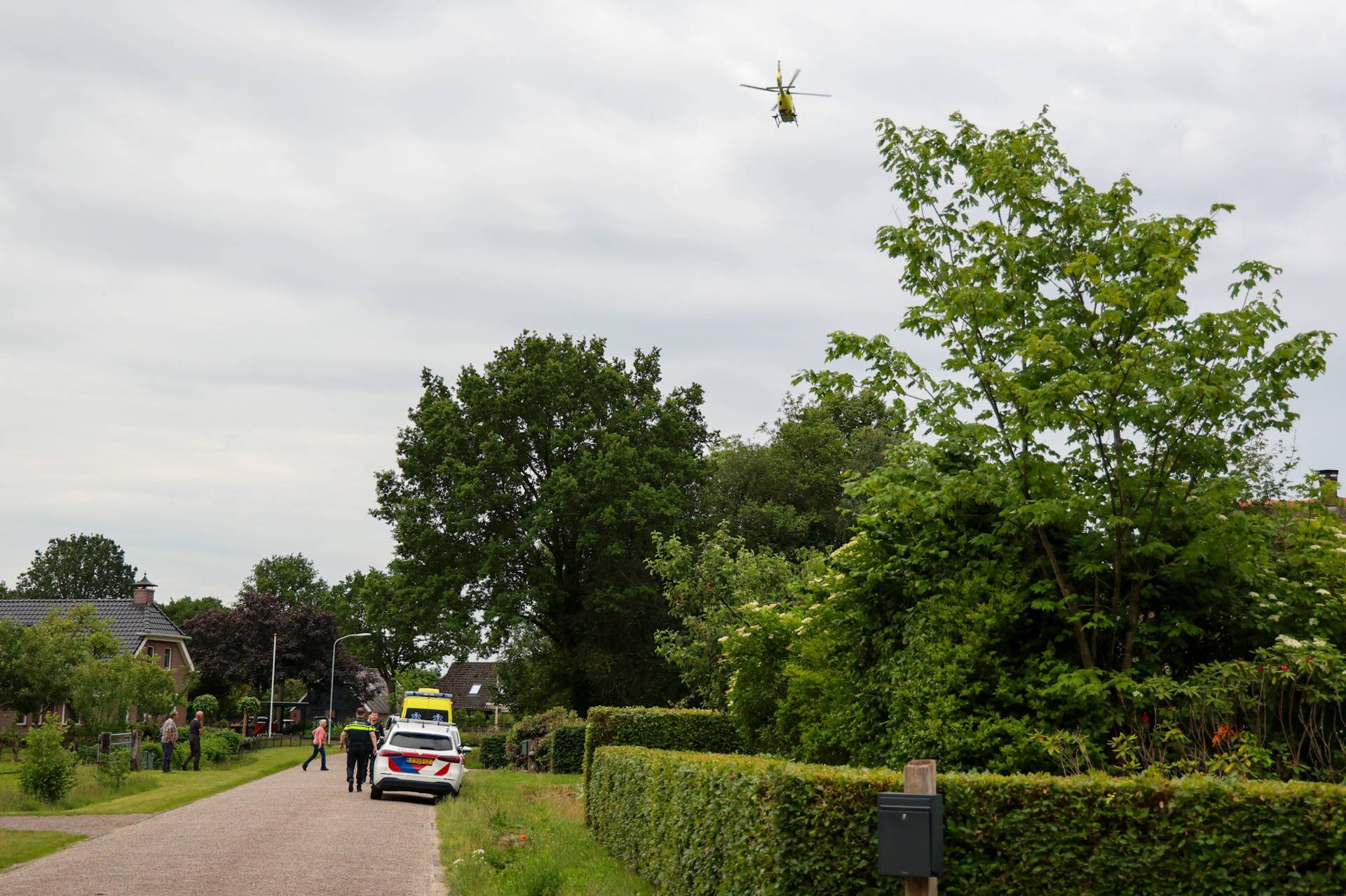 Traumahelikopter ingezet, kind met spoed naar ziekenhuis