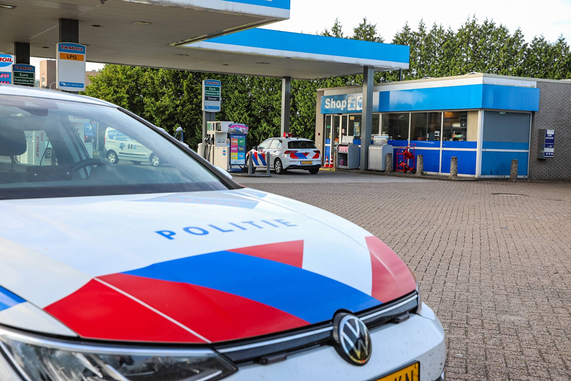 Overval op tankstation in vroege ochtend