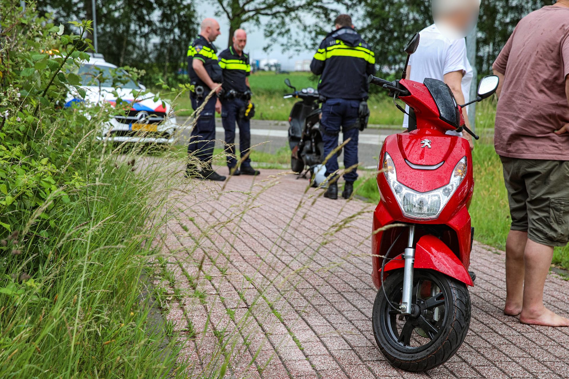 Scooterbotsing zorgt voor gewonde
