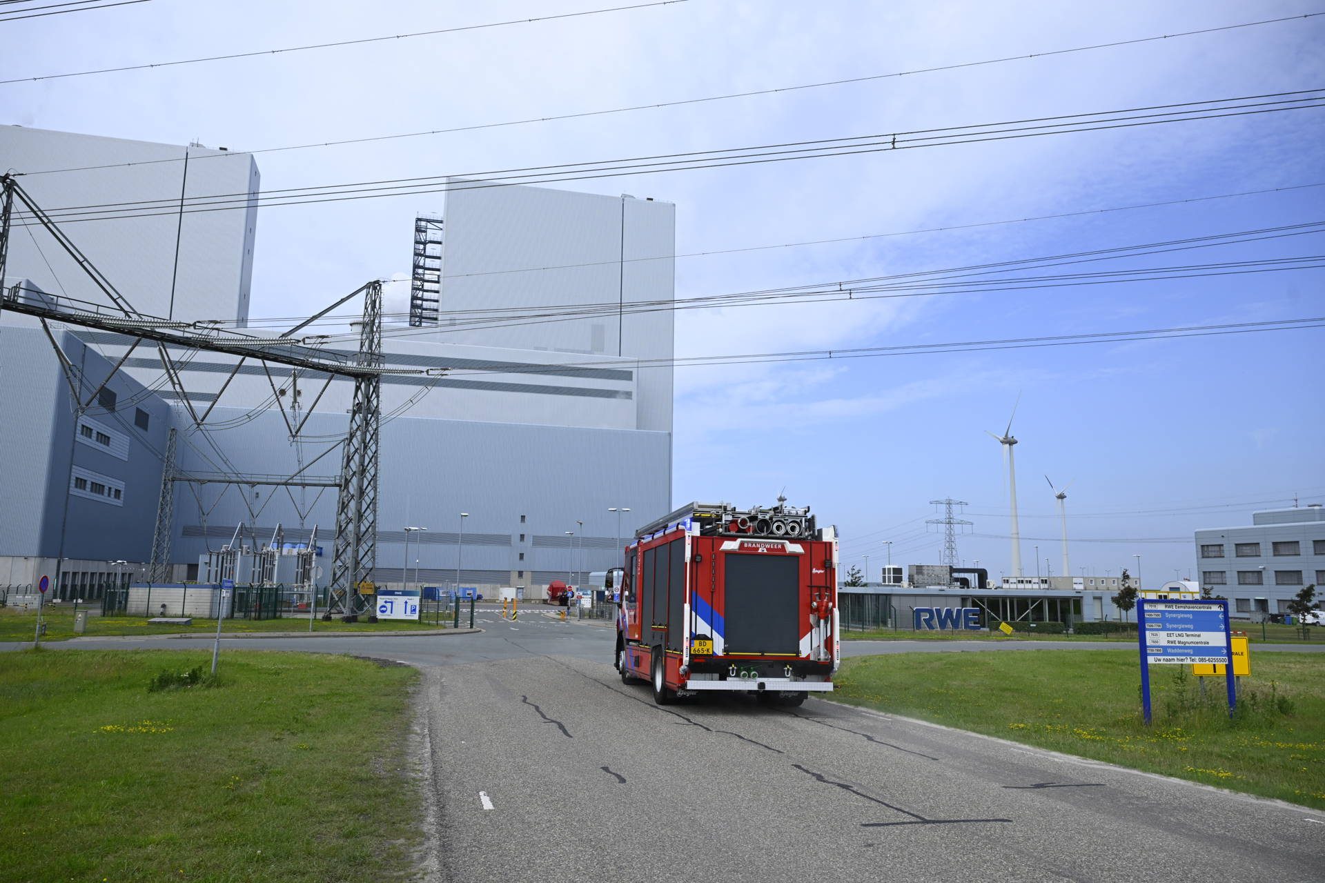 Meerdere brandweerkorpsen ingezet bij brandmelding in kolencentrale