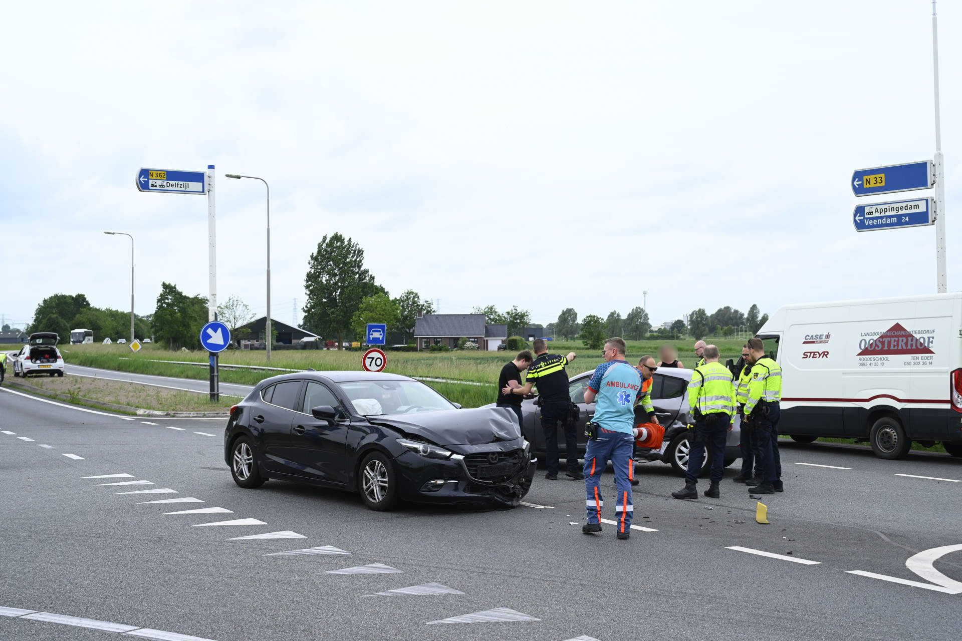 Twee auto’s zwaar beschadigd bij ongeval