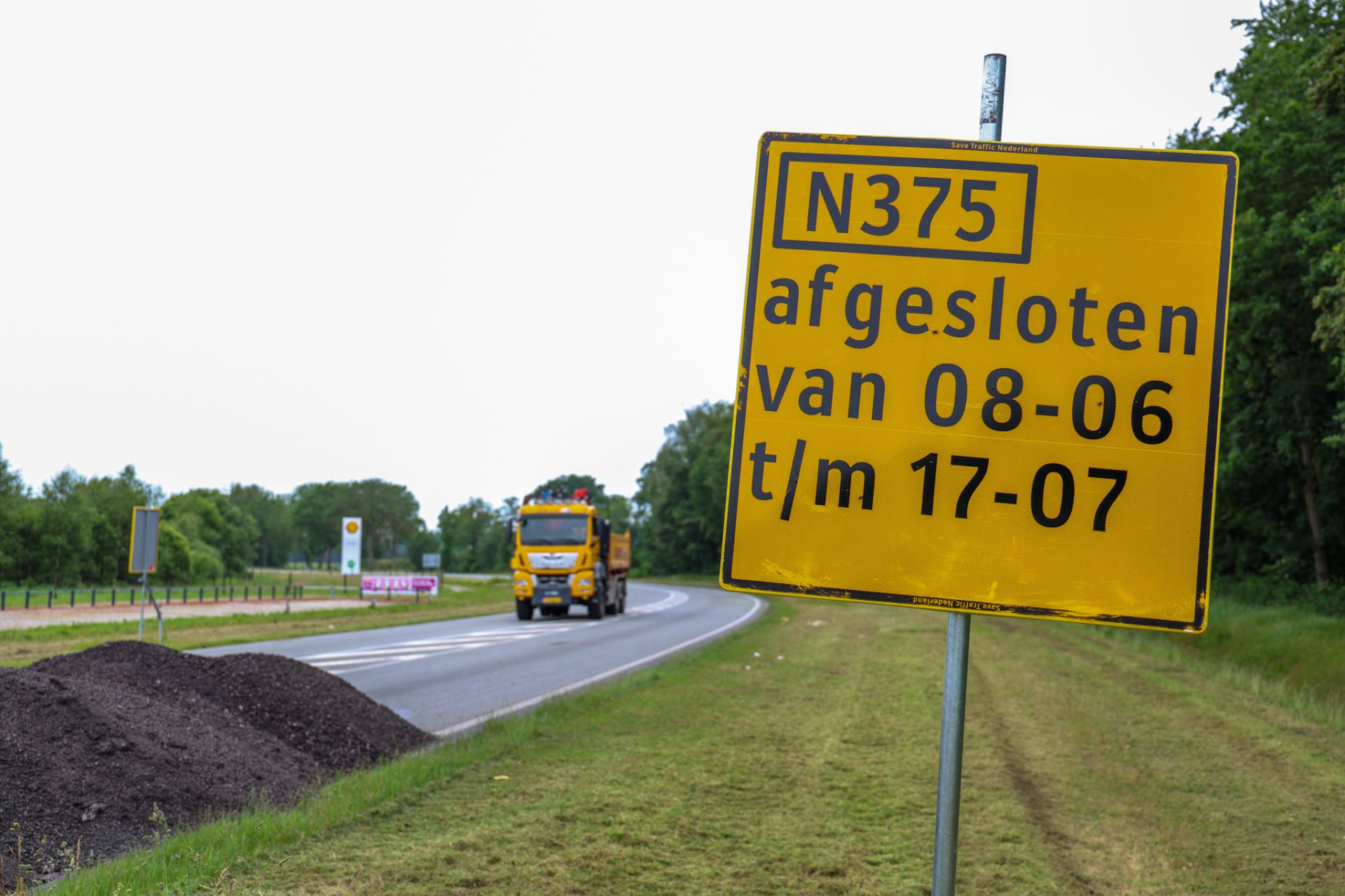 Groot onderhoud aan N375 van start