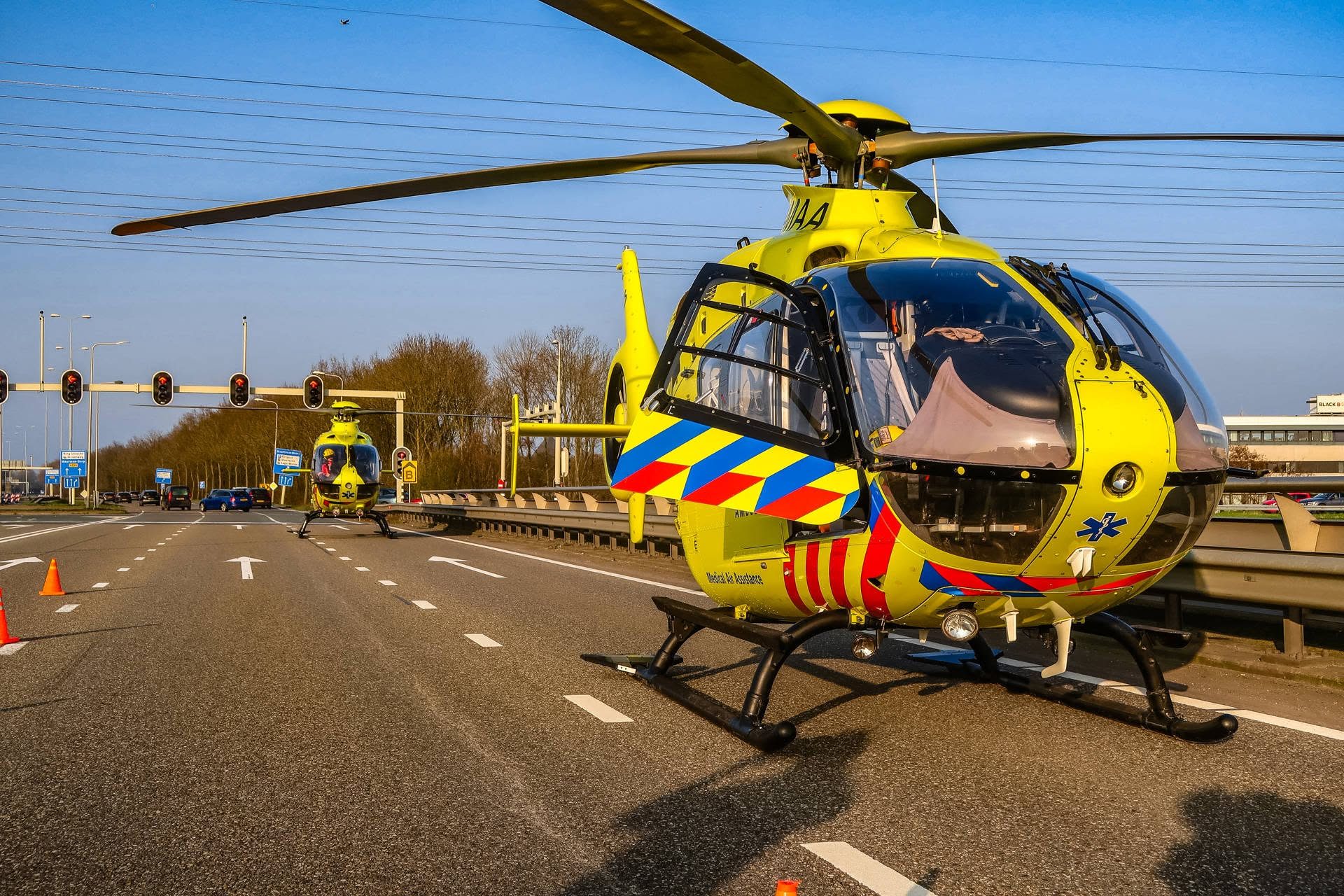 Traumahelikopters opgeroepen voor zeer ernstig ongeval