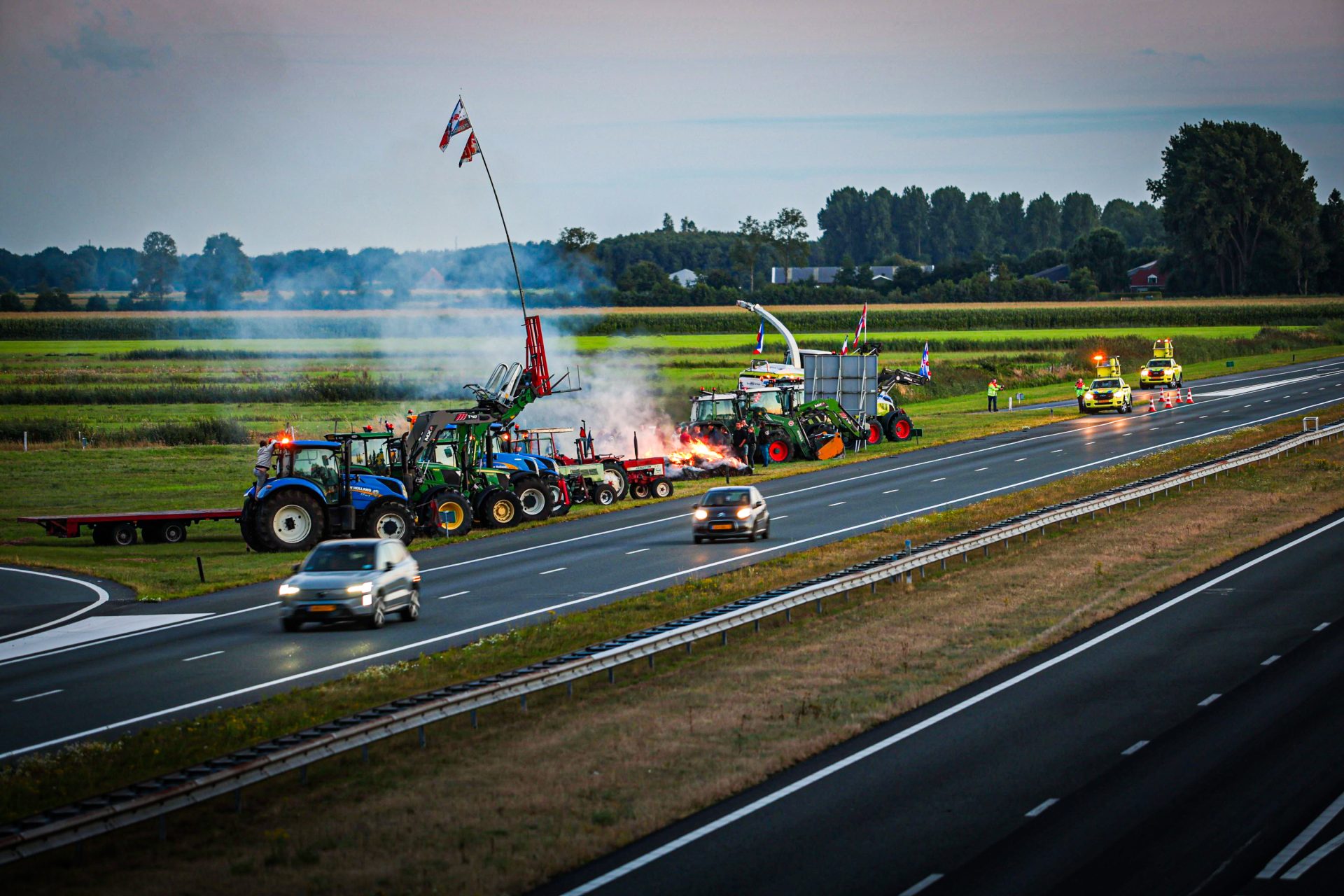 Boeren demonstreren tegen stikstofbeleid