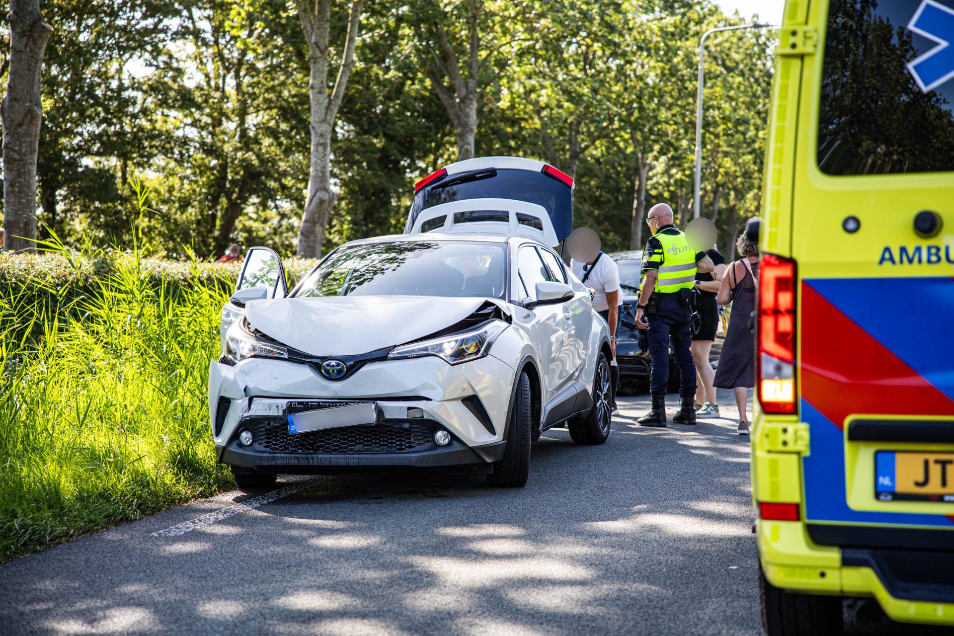 Drie voertuigen betrokken bij kop-staartaanrijding