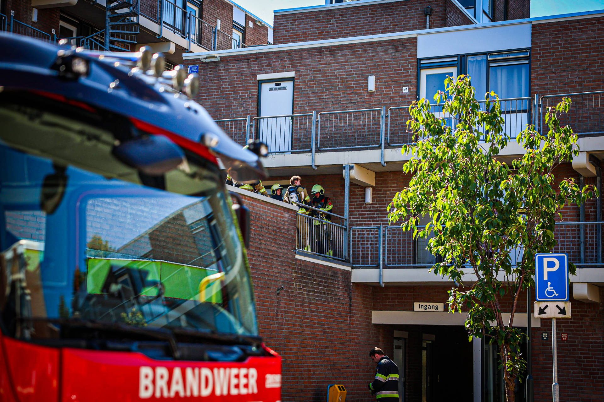 Brandweer rukt uit voor keukenbrand