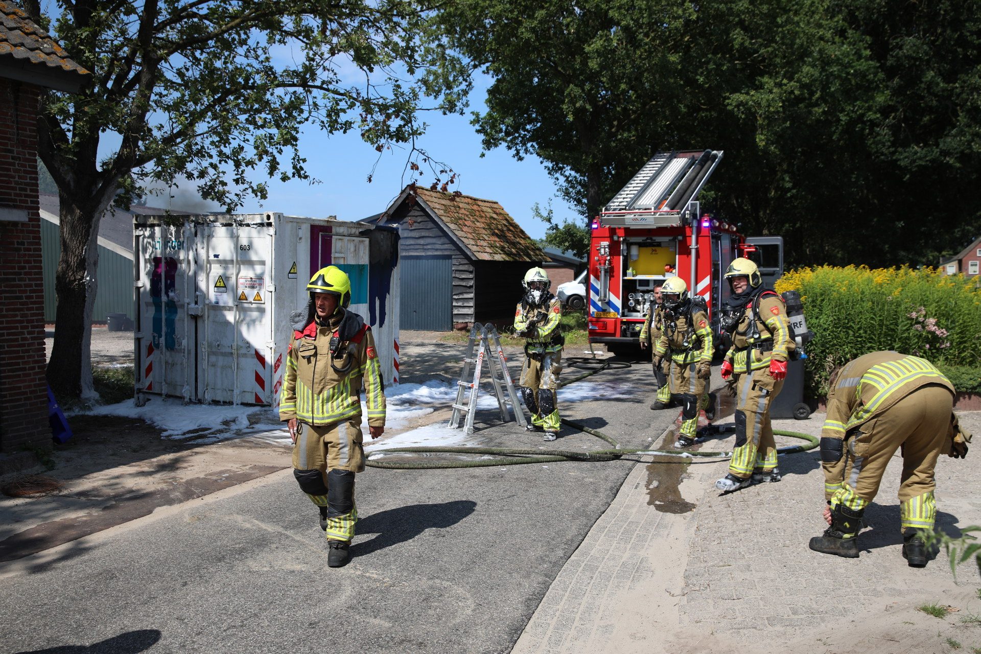 Brand in transformatorhuisje veroorzaakt stroomstoring