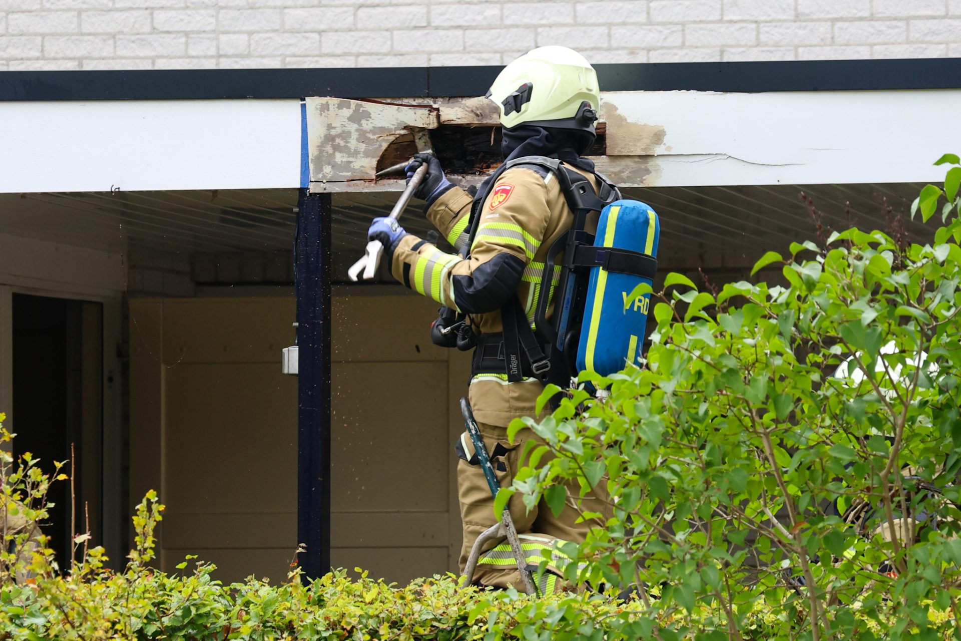 Brand in schuurtje geblust door bewoners