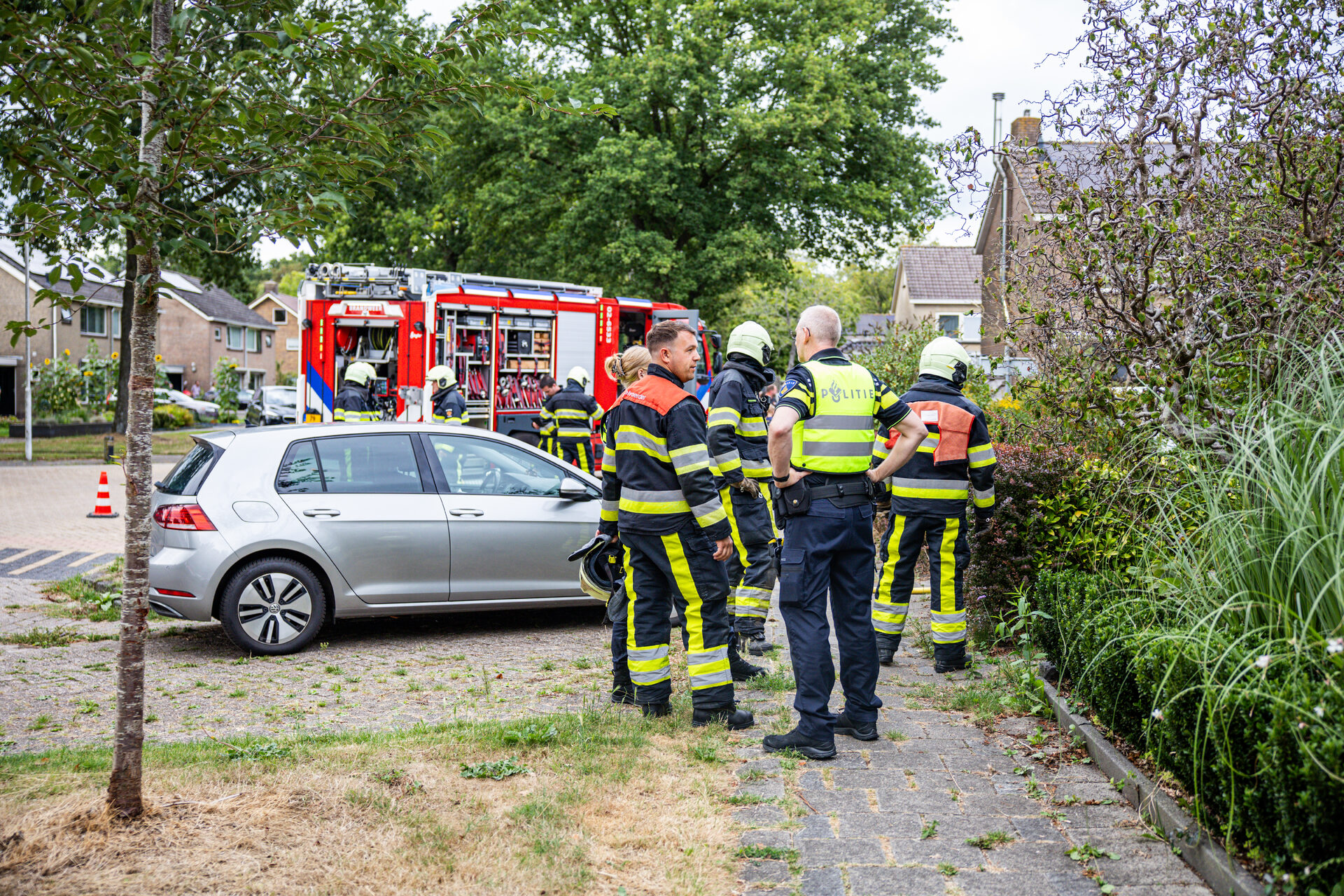 Veel rook uit woning door brand in meterkast
