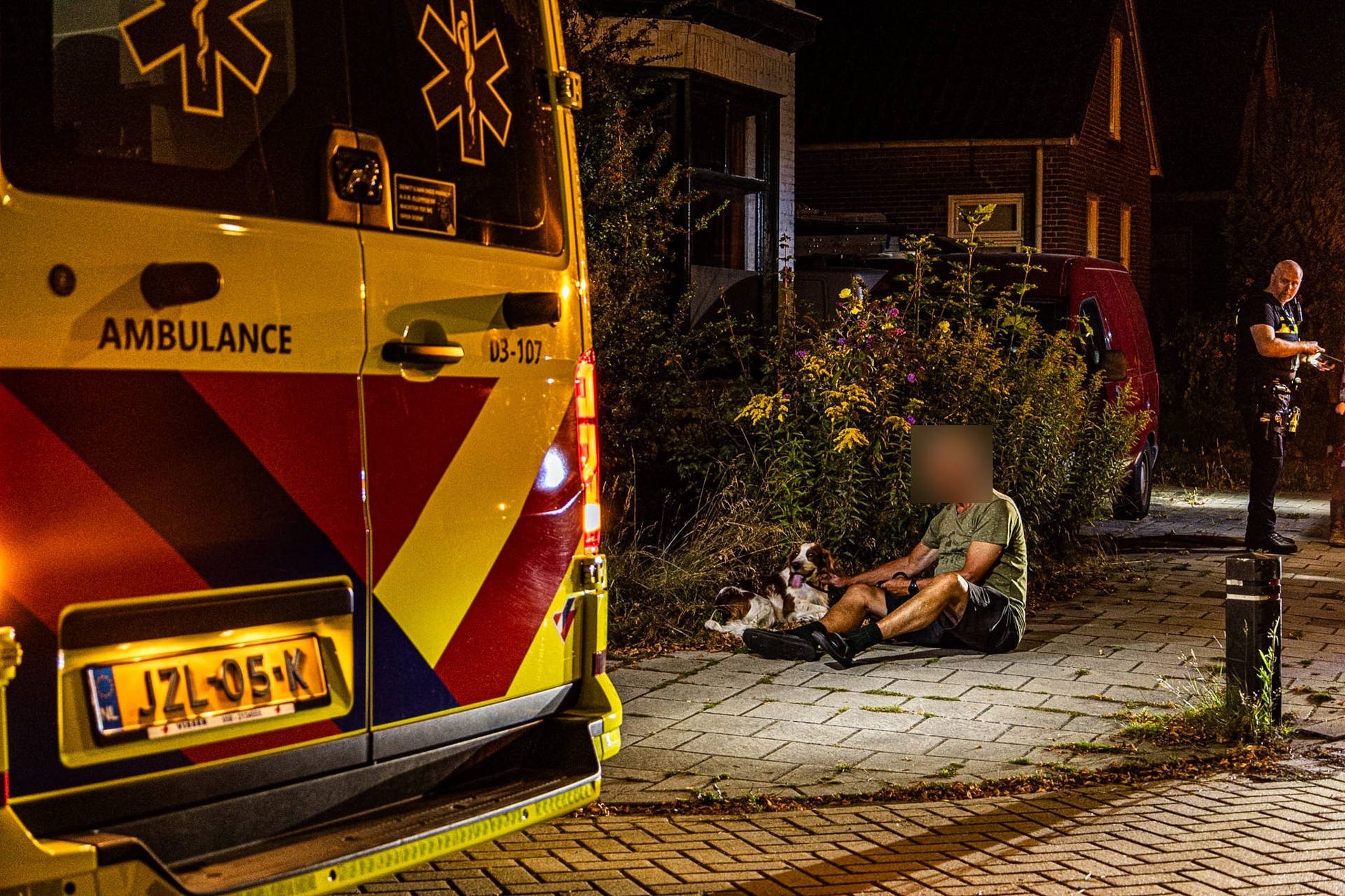 Hond bijt persoon na gevecht tussen twee honden