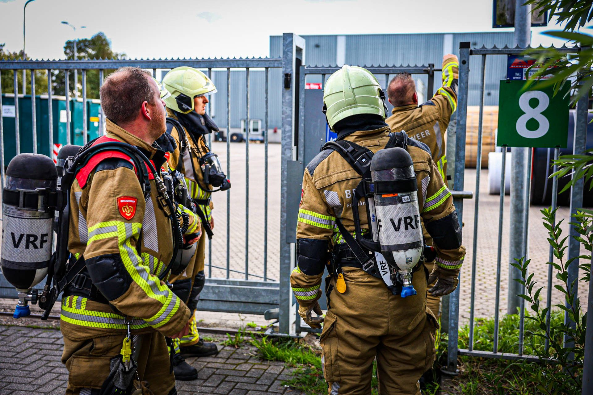 Dieselpomp vat vlam in sprinklerruimte van bedrijfspand