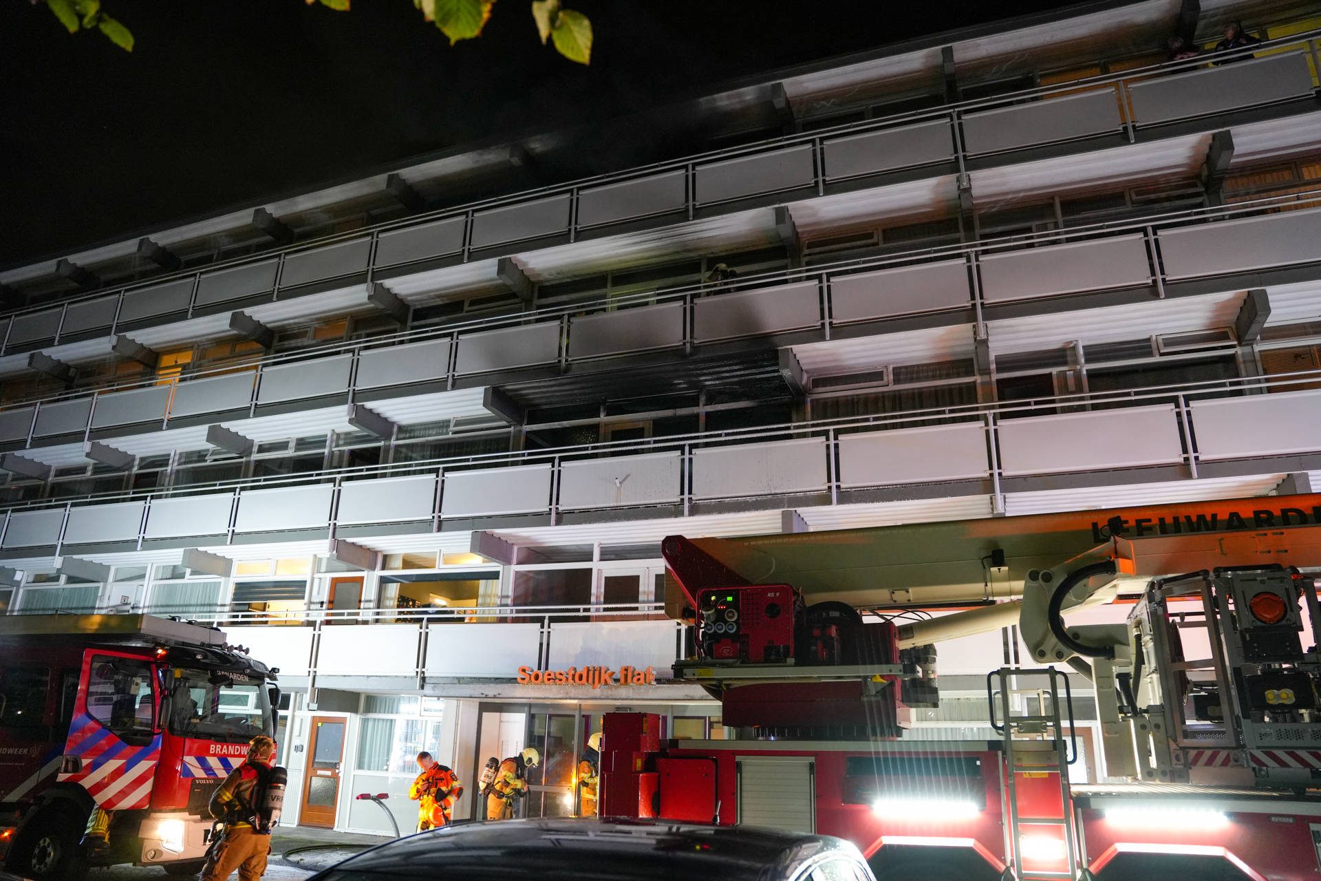 Grote schade na uitslaande brand in flat